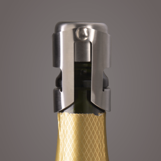 Vacu Vin Champagneprop Sølv