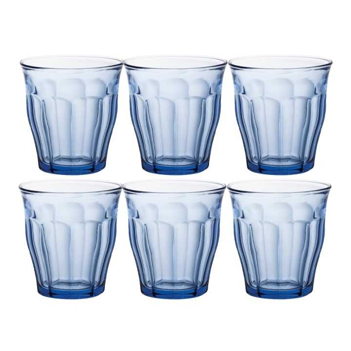 Duralex Picardie Caféglas 22 cl 6 Stk Blå