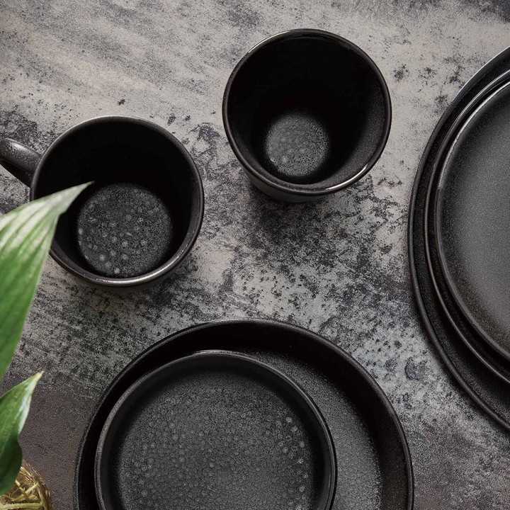 Aida RAW Krus 30 cl 6 Stk Titanium Black