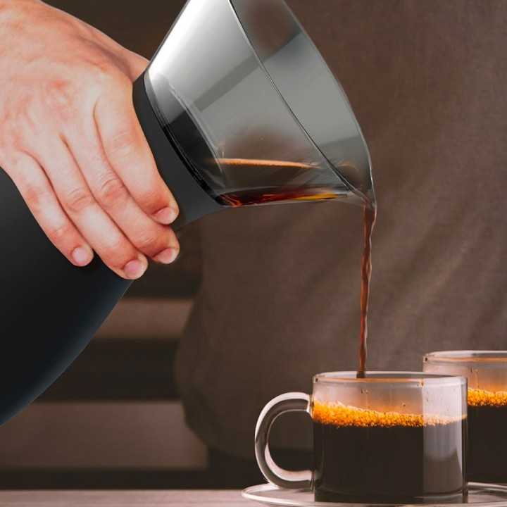 Asobu Isoleret Pour Over Kaffebrygger Sort Asobu Isoleret Pour Over Kaffebrygger Sort