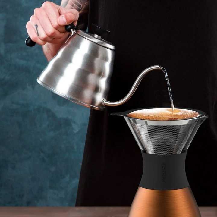 Asobu Isoleret Pour Over Kaffebrygger Sort Asobu Isoleret Pour Over Kaffebrygger Sort