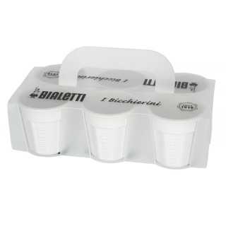 Bialetti Bicchierini Espressokopper 6 Stk Hvid Bialetti Bicchierini Espressokopper 6 Stk Hvid