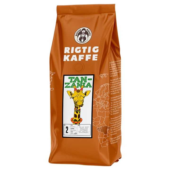 Rigtig Kaffe Tanzania No. 2 v/24kg Rigtig Kaffe Tanzania No. 2 v/24kg