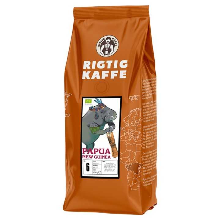 Rigtig Kaffe Papua New Guinea No. 6 v/24kg Rigtig Kaffe Papua New Guinea No. 6 v/24kg