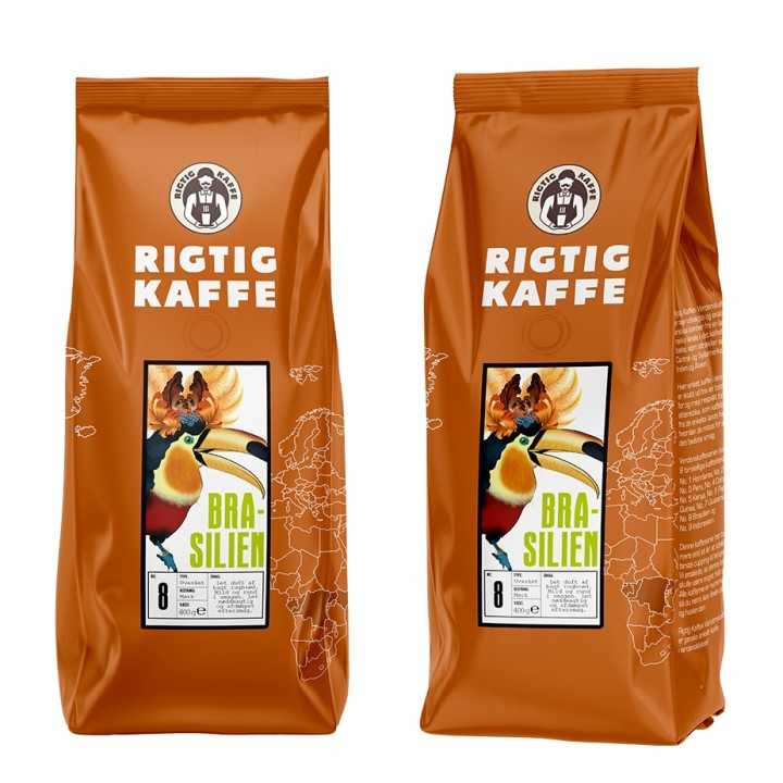 Rigtig Kaffe Brasilien No. 8 v/24kg Rigtig Kaffe Brasilien No. 8 v/24kg