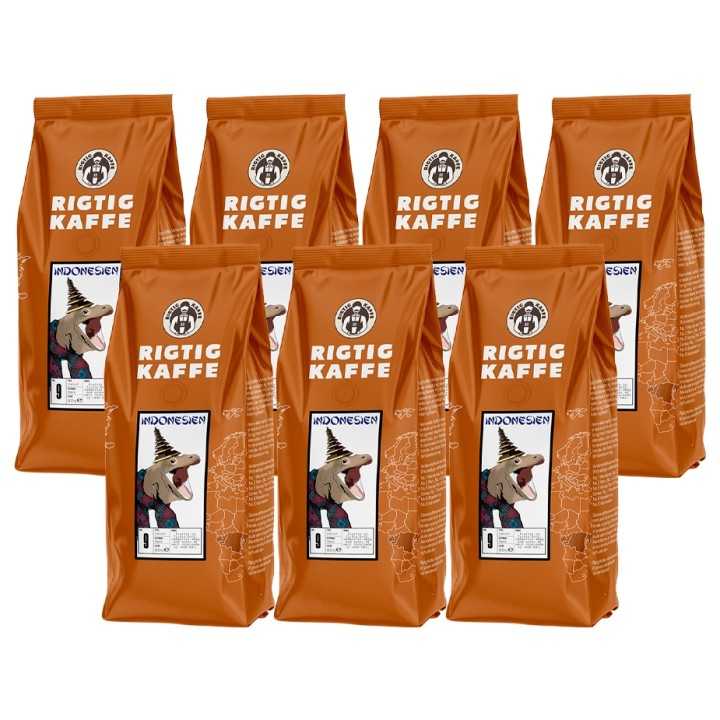 Rigtig Kaffe Indonesien No. 9 - 7x400g