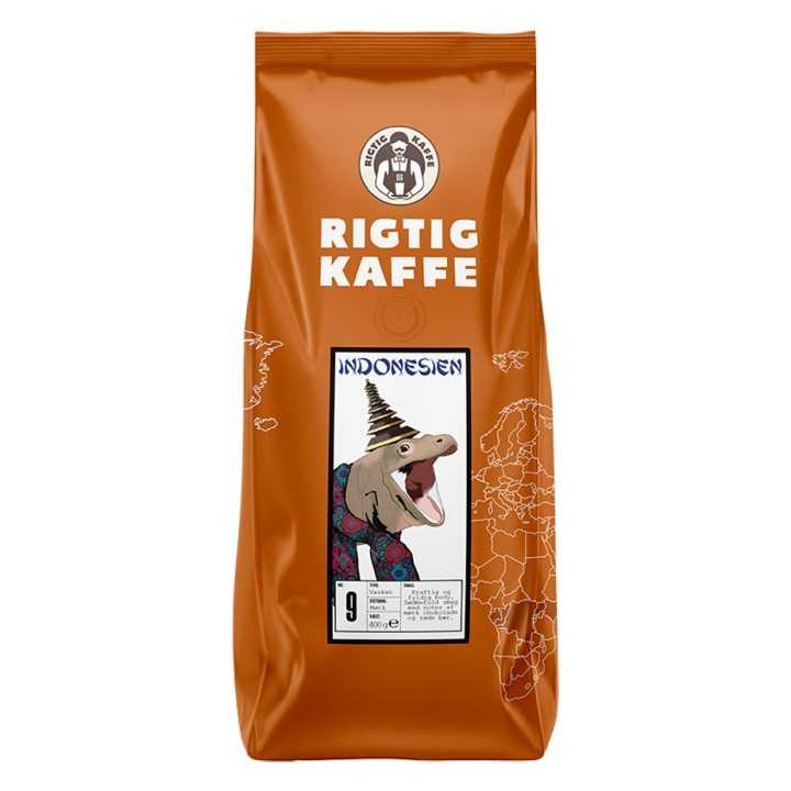 Rigtig Kaffe Indonesien No. 9 v/24kg Rigtig Kaffe Indonesien No. 9 v/24kg