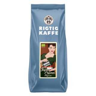 Rigtig Kaffe Super Crema Økologisk 500g