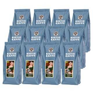 Rigtig Kaffe Super Crema Økologisk 12x500g