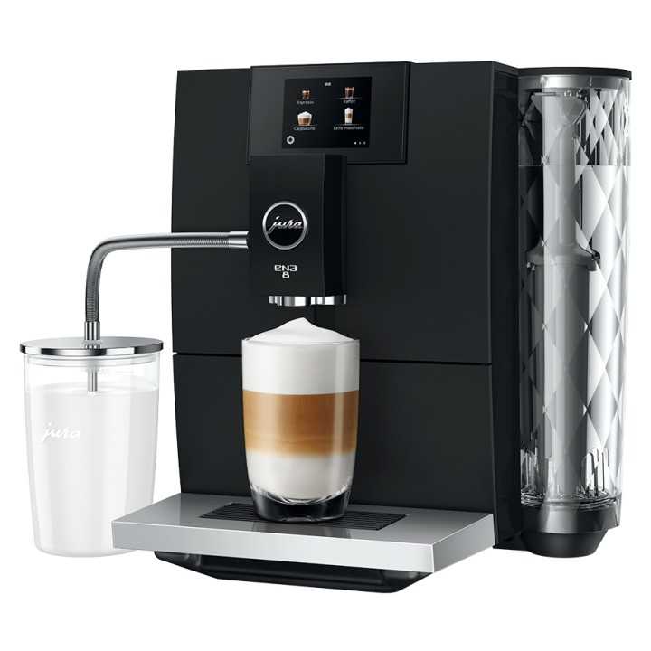 Jura ENA 8 (EC) Full Metropolitan Black Espressomaskine Inkl. Startpakke