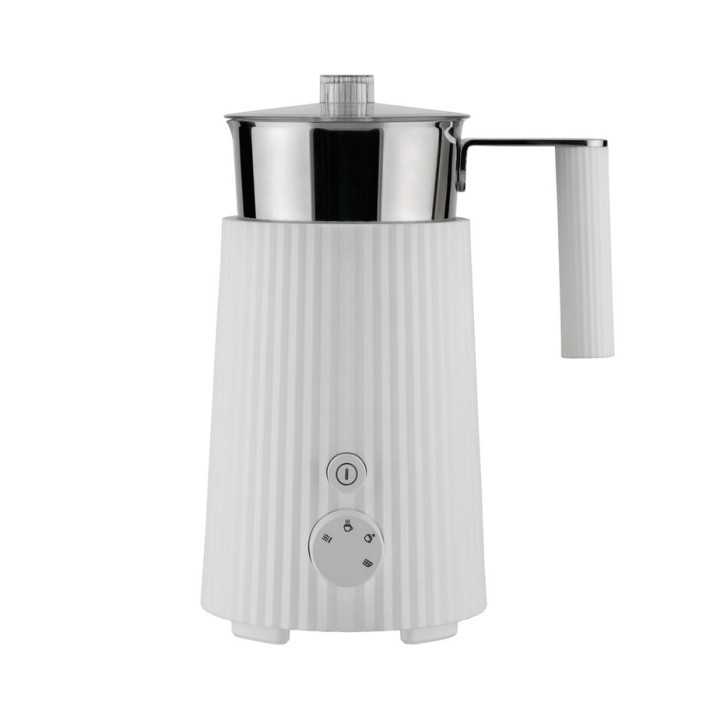 Alessi Plissé Pulcina Elektrisk Mælkeskummer Hvid