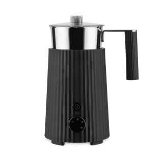 Alessi Plissé Pulcina Elektrisk Mælkeskummer Sort