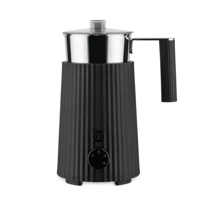 Alessi Plissé Pulcina Elektrisk Mælkeskummer Sort
