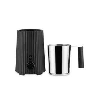 Alessi Plissé Pulcina Elektrisk Mælkeskummer Sort