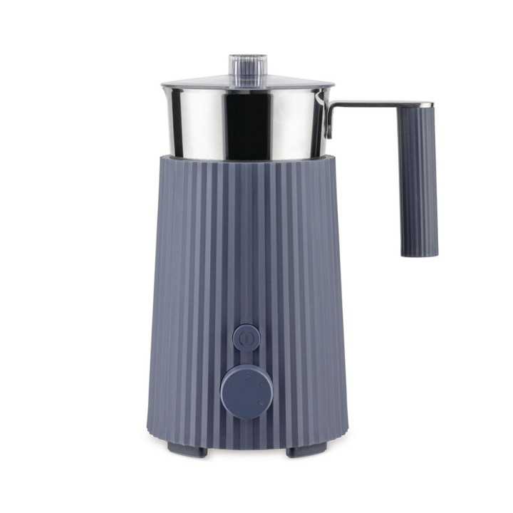 Alessi Plissé Pulcina Elektrisk Mælkeskummer Grå
