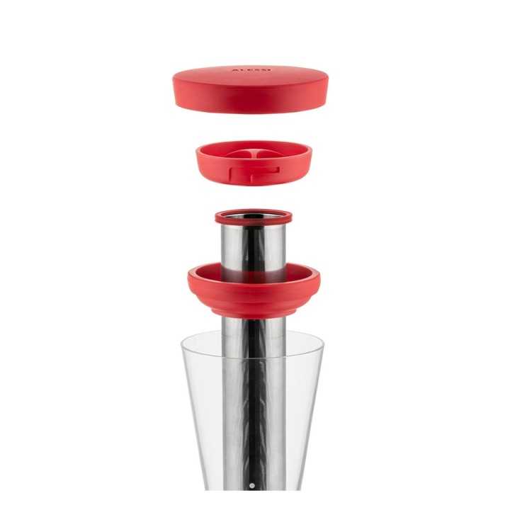 Alessi Mazagran Iskaffebrygger 0,9 L Rød