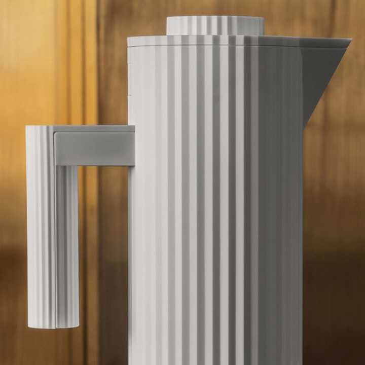 Alessi Plissé Termokande 1L Hvid Alessi Plissé Termokande 1L Hvid