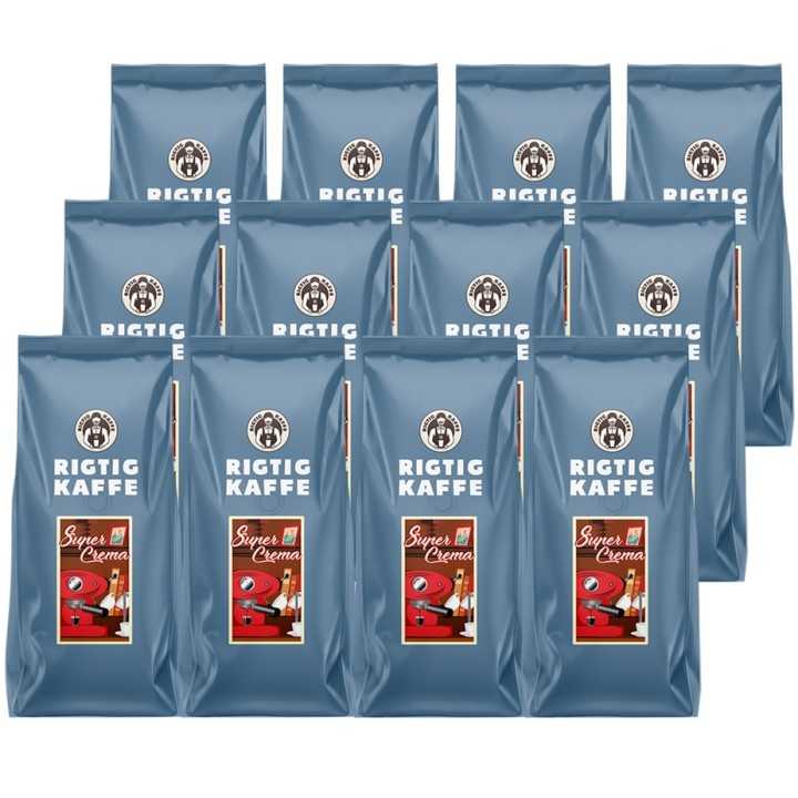 Rigtig Kaffe Super Crema 12kg Rigtig Kaffe Super Crema 12kg