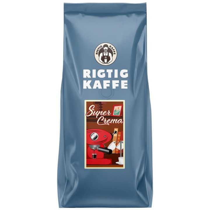Rigtig Kaffe Super Crema 500g Rigtig Kaffe Super Crema 500g