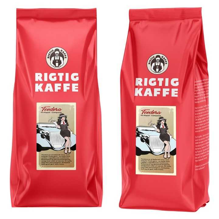 Rigtig Kaffe Teodora v/24kg Hele kaffebønner Rigtig Kaffe Teodora v/24kg Hele kaffebønner
