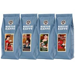Rigtig Kaffe Blå Pakke v/24kg Hele kaffebønner