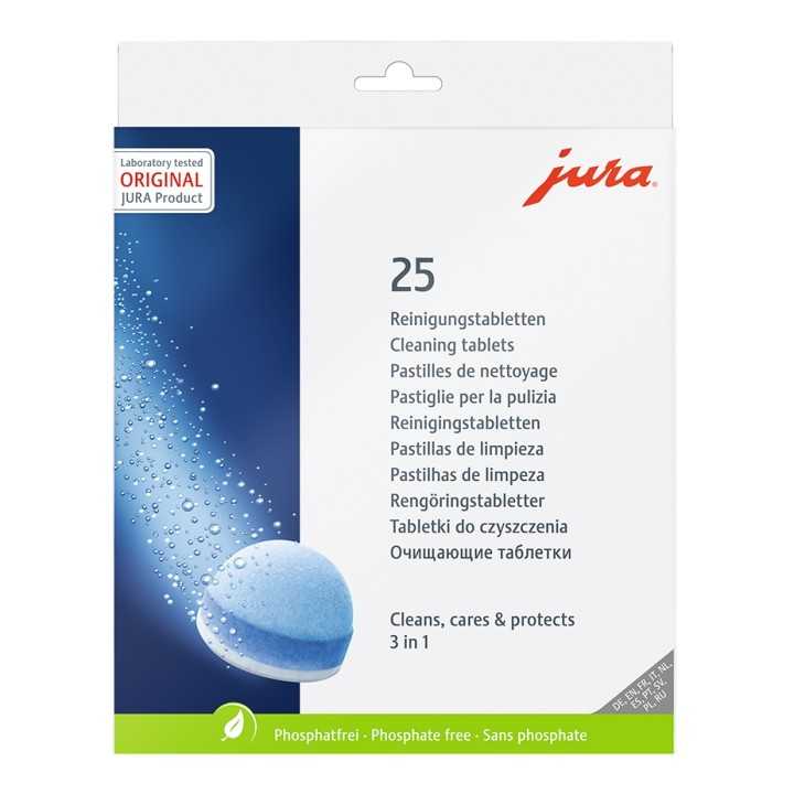 Jura 3-Fase Rensepiller 25 stk Jura 3-Fase Rensepiller 25 stk