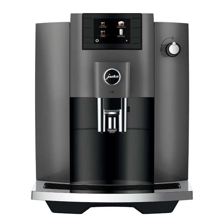 Jura E6 (EC) Dark Inox Espressomaskine Inkl. Startpakke