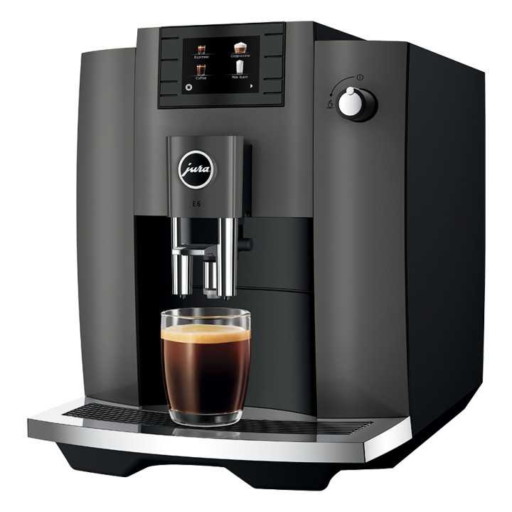 Jura E6 (EC) Dark Inox Espressomaskine Inkl. Startpakke