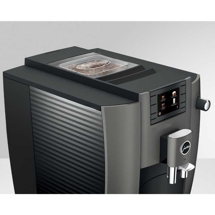 Jura E6 (EC) Dark Inox Espressomaskine Inkl. Startpakke