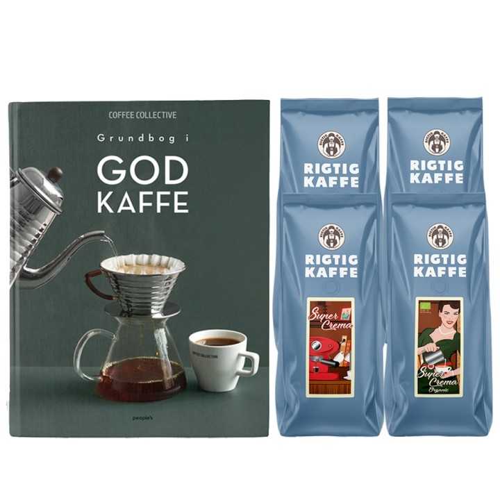 Grundbog i god kaffe - Coffee Collective Inkl. 4x500g Rigtig Kaffe Grundbog i god kaffe - Coffee Collective Inkl. 4x500g Rigtig Kaffe