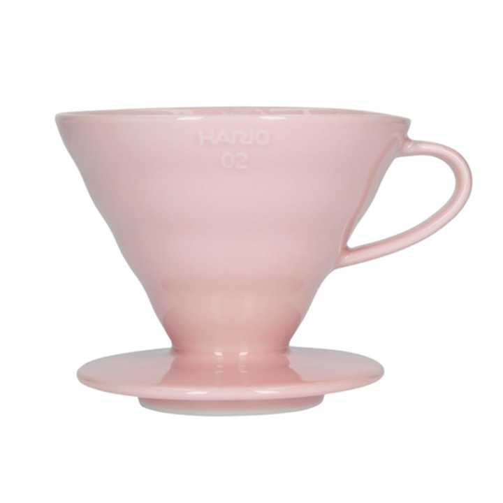 Hario V60-02 Keramik Dripper Pink 2 Kop. Hario V60-02 Keramik Dripper Pink 2 Kop.
