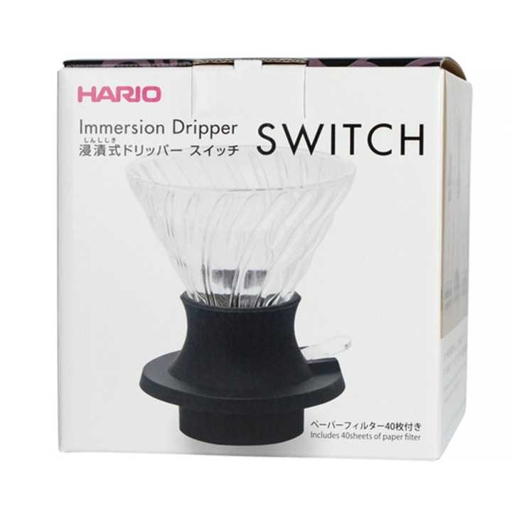 Hario Immersion Switch Dripper 2. Kop. Inkl. 40 stk. Filtre Hario Immersion Switch Dripper 2. Kop. Inkl. 40 stk. Filtre
