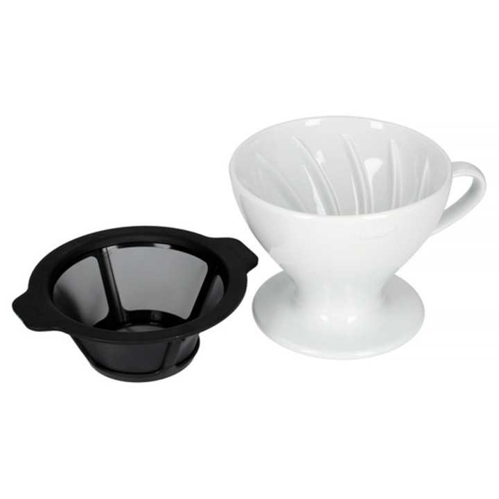 Hario W60-02 Keramik Dripper Hvid 2 Kop. Hario W60-02 Keramik Dripper Hvid 2 Kop.