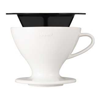 Hario W60-02 Keramik Dripper Hvid 2 Kop.