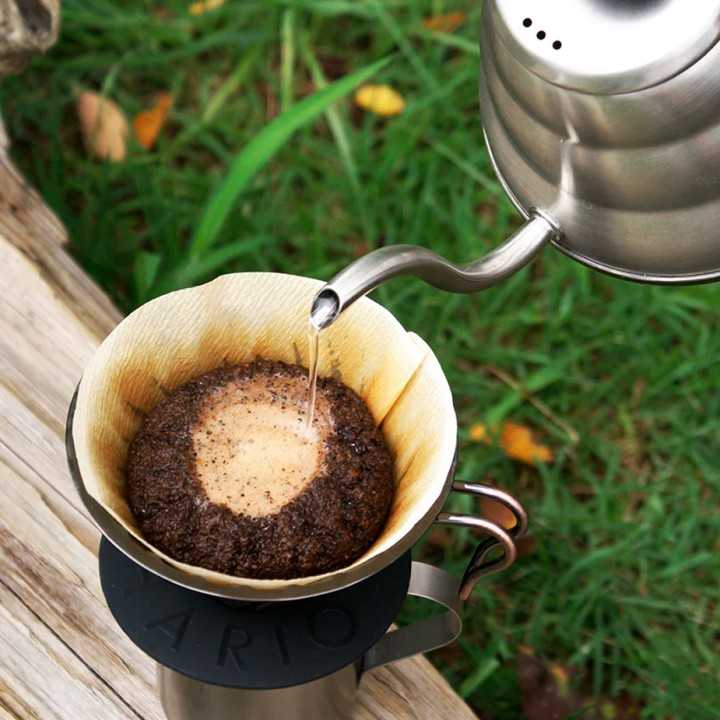 Hario V60 Metal Dripper Stål 2 Kop. Hario V60 Metal Dripper Stål 2 Kop.