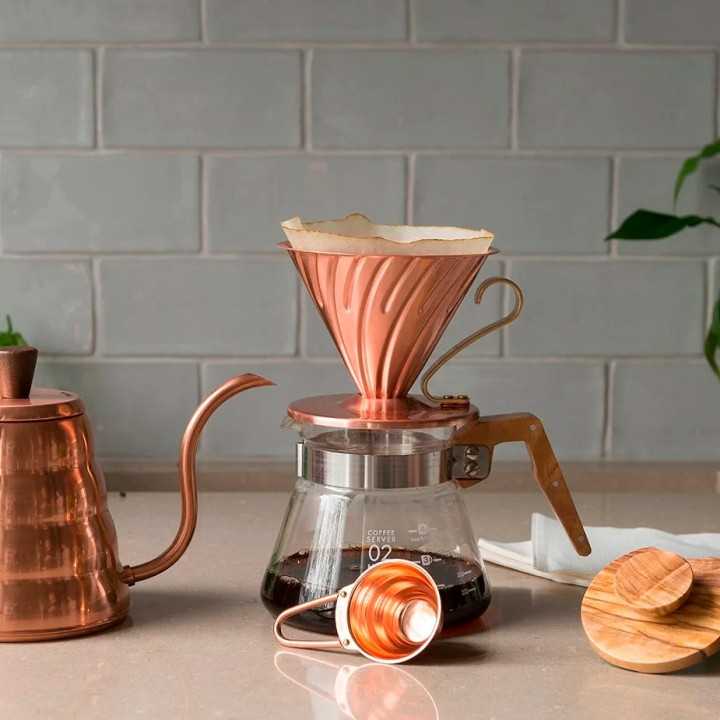 Hario V60 Dripper Kobber 2 Kop. Hario V60 Dripper Kobber 2 Kop.