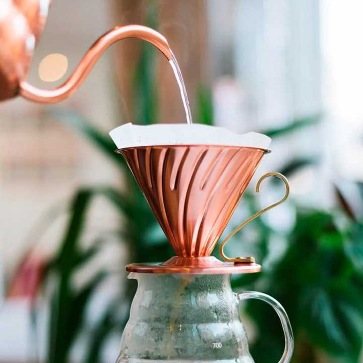 Hario V60 Dripper Kobber 2 Kop. Hario V60 Dripper Kobber 2 Kop.