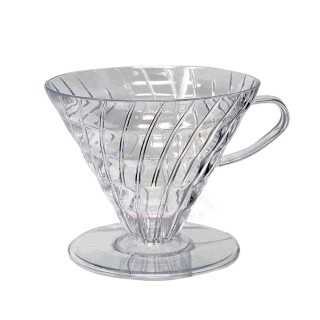 Hario Cup Dripper V60 Klar Plast 1 Kop. Hario Cup Dripper V60 Klar Plast 1 Kop.