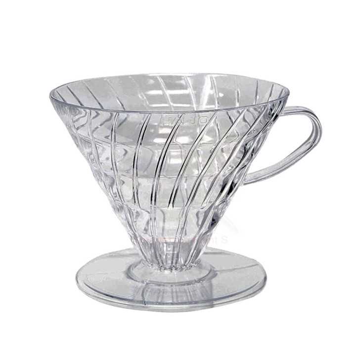 Hario Cup Dripper V60 Klar Plast 1 Kop. Hario Cup Dripper V60 Klar Plast 1 Kop.