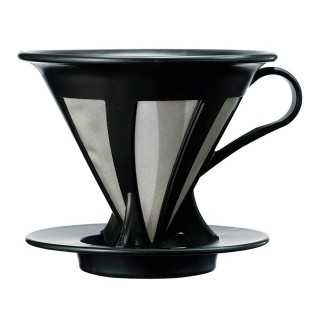 Hario Cafeor 02 Dripper Sort 2 Kop. Hario Cafeor 02 Dripper Sort 2 Kop.