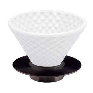 Loveramics Brewers Strong Dripper Hvid 2 Kop Inkl. Stand Sort