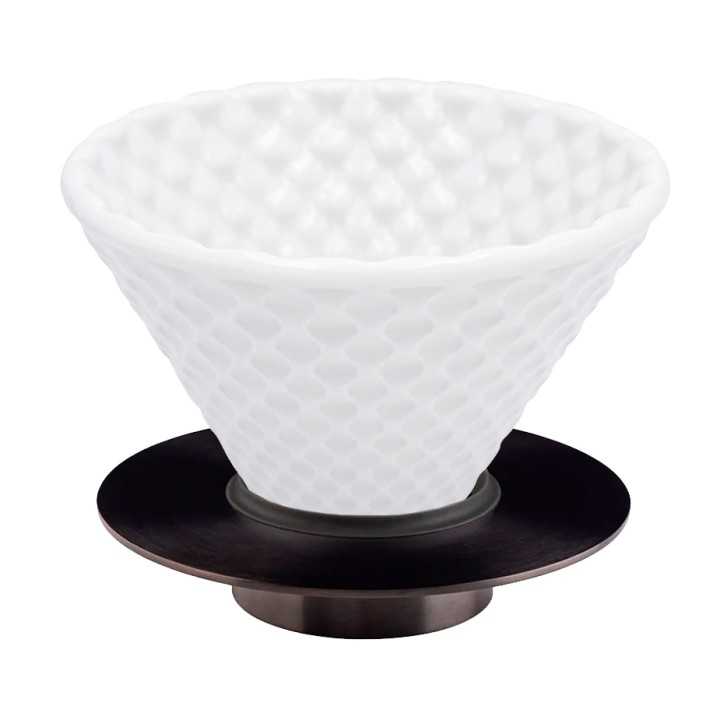 Loveramics Brewers Strong Dripper Hvid 2 Kop Inkl. Stand Sort Loveramics Brewers Strong Dripper Hvid 2 Kop Inkl. Stand Sort