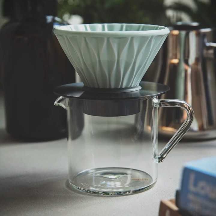 Loveramics Brewers Smooth Dripper Celadon Grøn 2 Kop Inkl. Stand Metallic Loveramics Brewers Smooth Dripper Celadon Grøn 2 Kop Inkl. Stand Metallic