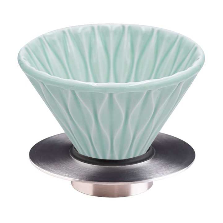 Loveramics Brewers Smooth Dripper Celadon Grøn 2 Kop Inkl. Stand Metallic Loveramics Brewers Smooth Dripper Celadon Grøn 2 Kop Inkl. Stand Metallic