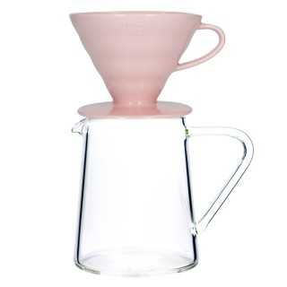 Loveramics Brewers Glaskande Inkl. Hario V60-02 Keramik Dripper 2 Kop.