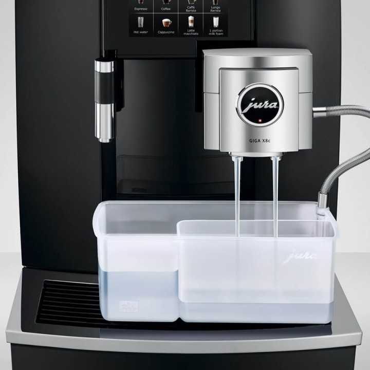 Jura Giga X8c (EB) Alu Black Espressomaskine Inkl. 2,5L Cooler, Pleje & 12kg Kaffe Jura Giga X8c (EB) Alu Black Espressomaskine Inkl. 2,5L Cooler, Pleje & 12kg Kaffe