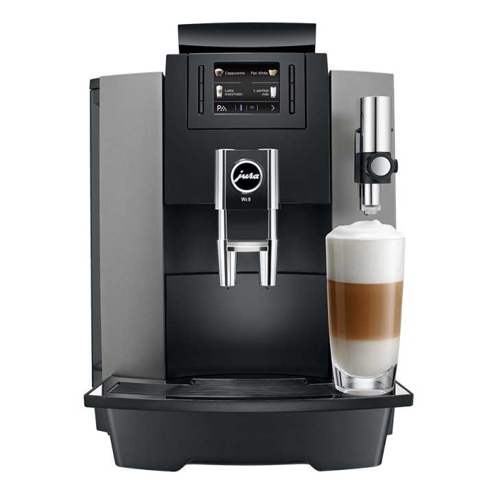 Jura WE8 (EA) Espressomaskine Inkl. 1L Cooler, Pleje & 6kg Kaffe Jura WE8 (EA) Espressomaskine Inkl. 1L Cooler, Pleje & 6kg Kaffe