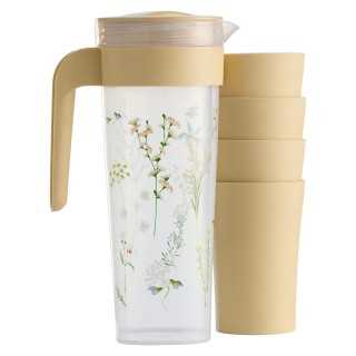 DAY Useful Everyday Kande Inkl. 4 Stk Glas 40 cl Gul