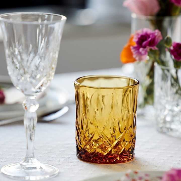 Lyngby Sorrento Whiskyglas 32 cl 4 Stk Pink