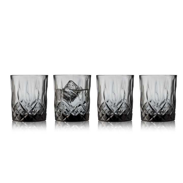 Lyngby Sorrento Whiskyglas 32 cl 4 Stk Smoke